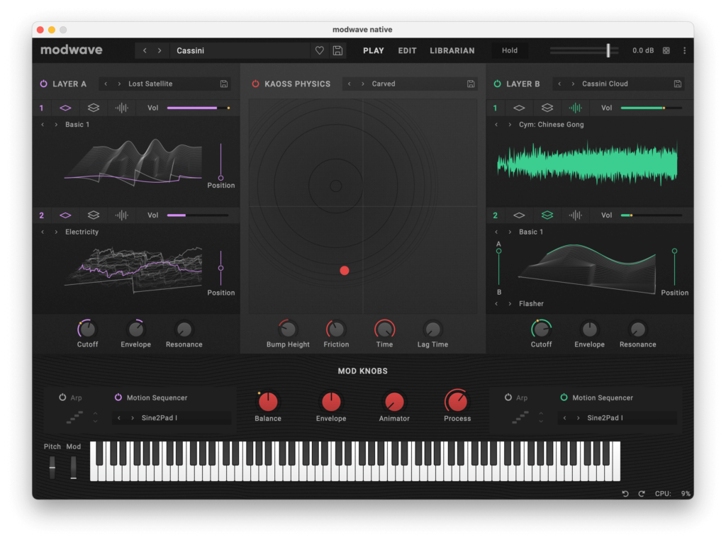 Native launcher. Korg MODWAVE native Wavetable SYNTHESIZERVST. Звук au. AAX.